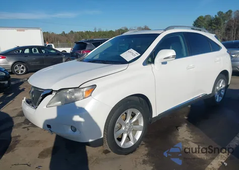 2010 Lexus Rx 350 from USA, damaged, VIN 2T2ZK1BA8AC038852